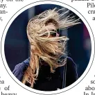  ?? ?? Hair-raising...windy scene in Birmingham yesterday