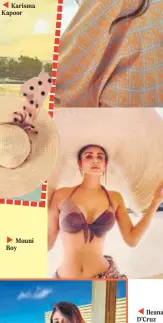  ?? . ?? ◄ Karisma
Kapoor ► Mouni
Roy ◄ Ileana D’Cruz