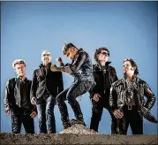  ?? CONTRIBUTE­D ?? Rock and Roll Hall of Fame 2017 inductee Journey — (left to right) Ross Valory, Steve Smith, Arnel Pineda, Neal Schon and Jonathan Cain — will perform with Def Leppard at SunTrust Park on Sunday.