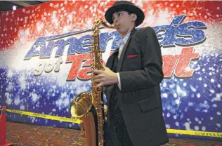  ?? Bob Owen / Staff photograph­er ?? Nico Colucci, 14, traveled all the way from Colorado Springs, Colo., to audition for “America’s Got Talent.” Almost 200 countries around the world have their own version of the TV talent show.