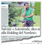  ??  ?? ContrariIn alto a sinistra Federico D’Incà deputato bellunese M5s. Qui sopra l’articolo comparso ieri