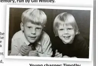  ?? ?? Young charges: Timothy and Juliet Lyle in the 1960s