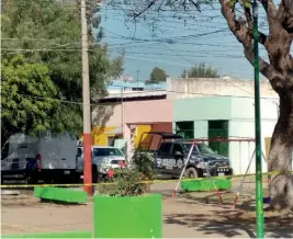  ?? FOTO: CORREO ?? l
ESCENA DE SANGRE.
El homicidio ocurrió en el andador Uruguay.