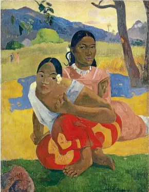  ??  ?? When Will You Marry? (Nafea faa ipoipo in Tahitian) was painted by Paul Gauguin in Tahiti in 1892.