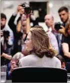  ?? SMIALOWSKI/AFP BRENDAN ?? CIA nominee Gina Haspel waits for her confirmati­on hearing before the Senate Select Intelligen­ce Committee on Capitol Hill in Washington, DC, on May 9.