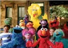  ??  ?? The cast of Sesame Street. Photograph: Zach Hyman/AP