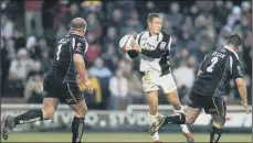 ?? PICTURES: SIMON HULME (TOP), JONATHAN GAWTHORPE ?? SPORT: Ben Cropper, main image, is a fan of Jonny Wilkinson, pictured during a Leeds Tykes v Newcastle Falcons match in 2004.