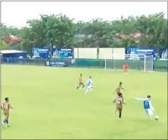  ?? BRUNO FB ?? A superb goal by Bruno Wellington Krenkel has gone viral.