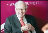  ??  ?? In this file photo Warren Buffett, Chairman and CEO of Berkshire Hathaway, smiles as he plays bridge following the annual Berkshire Hathaway shareholde­rs meeting in Omaha, Nebraska. (AP)