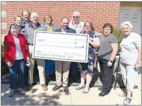  ?? (Courtesy photo) ?? The Summer Reading Program at the Berryville Public Library finished the season with 19,955 hours read, making it the most successful year in the history of the program. Thanks to the Squires and Allen families, making for a donation of $19,955 to the library.