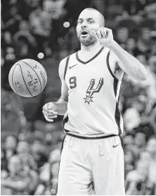  ?? Staff file photo ?? Tony Parker developed into one of the game’s best point guards in his 17 seasons with the Spurs. He led them to four NBA titles.