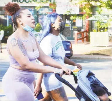  ?? Cassandra Day / Hearst Connecticu­t Media ?? A peaceful Black Lives Matter march in honor of Juneteenth took place in downtown Middletown June 19.