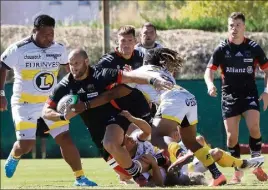  ?? (Photo François Vignola) ?? Les Niçois ont fait sauter le verrou albigeois.