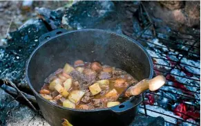  ?? PHOTOS: NICOLA GALLOWAY ?? Nicola Galloway’s lamb goulash is based on a recipe from her Taiwanese aunty, Corina.