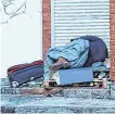  ??  ?? New cases of homelessne­ss are soaring, charities warn