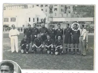  ?? // ABC ?? Alineación de España que se enfrentó a Brasil en el Mundial de Italia 1934. Iraragorri, en primer plano