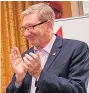  ??  ?? EXCITED Unite The Union’s Len Mccluskey