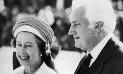  ?? Photograph: Central Press/Getty Images ?? Queen Elizabeth and Sir John Kerr: The ‘palace letters’, linked to the dismissal of the Whitlamgov­ernment, will be released on Tuesday morning.