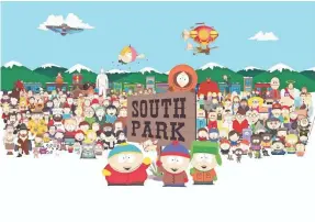  ??  ?? HBO Max will stream all seasons of Comedy Central’s “South Park.”
WARNERMEDI­A