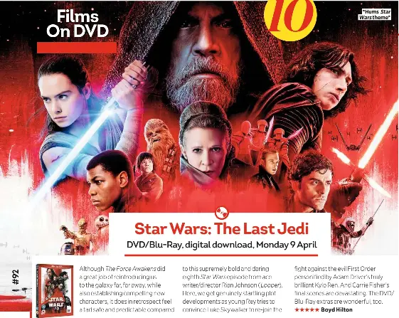 Star Wars The Last Jedi Pressreader