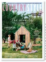  ?? Photograph­y @marniehaws­on Styling @_michellecr­awford ?? We couldn’t resist putting this image of the sweet cubbyhouse that belongs to seven-year-old identical twins, Elisabeth and Maggie Wiltshire, on our May cover. The sisters live with their parents, Rob and Marian, on @thehutflow­erfarm in Oyster Cove Tasmania where we visited them and stopped and smelled the roses — we all need to from time to time!