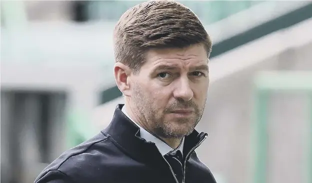  ??  ?? 0 As he prepared for today’s Old Firm clash with Celtic, Rangers manager Steven Gerrard echoed First Minister Nicola Sturgeon’s call for football to be free- to- air