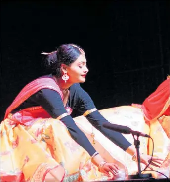  ?? PHOTO / MERANIA KARAURIA ?? A Palmerston North Shree dancer.