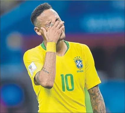  ?? FOTO: GETTY ?? Neymar se arrepintió rápidament­e de haberse ido del Barça, donde era un jugador apreciado y querido en el vestuario