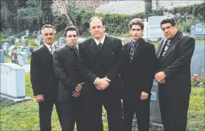  ?? The Associated Press ?? Watching shows like HBO’S “The Sopranos,” from left, Tony Sirico, Steve Van Zandt, James Gandolfini, Michael Imperioli and Vincent Pastore, used to be a weekly ritual, but appointmen­t TV is waning.