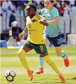  ?? African News Agency (ANA) ?? BANYANA star Thembi Kgatlana. | AYANDA NDAMANE