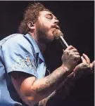  ?? CHARLES SYKES / ASSOCIATED PRESS ?? Post Malone will play Fiserv Forum Sept. 15, with Roddy Ricch opening.
Accept: In Flames:
Boy Band Night:
Steve ‘n’ Seagulls: