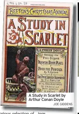  ?? JOE GIDDENS NS ?? A Study in Scarlet by Arthur Conan Doyle