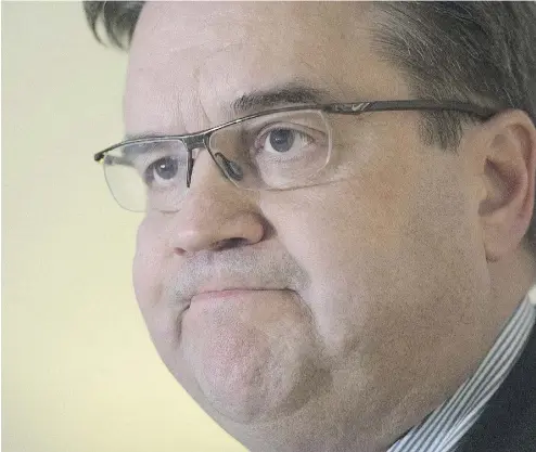  ?? GRAHAM HUGHES / THE CANADIAN PRESS ?? Montreal Mayor Denis Coderre