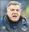  ??  ?? FURY: Sam Allardyce