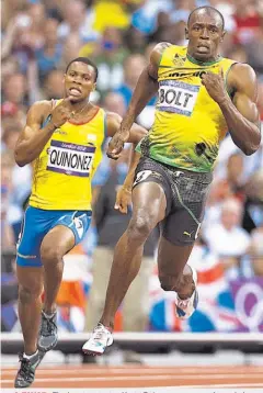  ??  ?? A FAVOR. El atleta jamaiquino Usain Bolt se mostró ayer favor de la sanción al atletismo de Rusia.