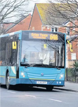  ??  ?? ■ Arriva drivers have voted to strike from next Sunday for seven days