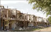  ?? JAY JANNER / AMERICANST­ATESMAN ?? An apartment complex was destroyed by the West Fertilizer plant explosion in 2013.