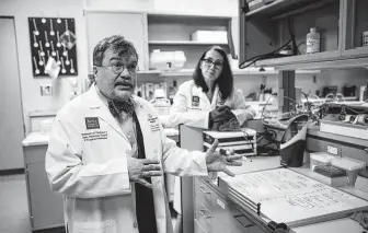  ?? Mark Mulligan / Staff file photo ?? Dr. Peter Hotez, professor and dean for the National School of Tropical Medicine at the Baylor College of Medicine, said a full year of seasons would be needed to truly understand COVID-19.