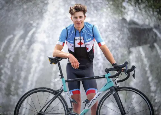  ?? PHOTO D’ARCHIVES ?? Le Québécois Nickolas Zukowsky s’est emparé du maillot de meilleur grimpeur au Tour de Suisse hier lors de la troisième étape.