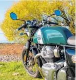  ?? Photos / Mathieu Day-Gillett ?? The Royal Enfield Continenta­l GT 650.