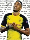  ?? Foto: dpa ?? Das Tor von Aubame yang war zu wenig.