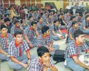  ?? HT FILE ?? Students at a Kendriya Vidyalaya school in Navi Mumbai.