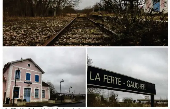  ??  ?? La ligne SNCF de la Ferté-Gaucher est la dernière inutilisée du réseau francilien.