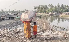  ?? NYT ?? Garbage piles up at a camp for Rohingya Muslims in Sittwe, the capital of Rakhine State. Myanmar is being sued for ‘genocide’ at The Hague.