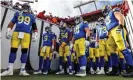  ?? Robert Gauthier/Los Angeles Times/REX/ ?? The Rams face off against their California­n rivals on Sunday. Photograph:
