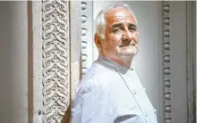  ?? AFP-Yonhap ?? French chef Guy Savoy poses outside his Guy Savoy restaurant at La Monnaie de Paris in Paris, Tuesday.