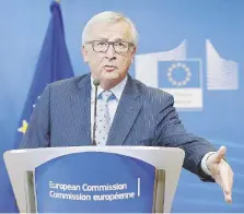  ?? LaPresse ?? Burocrati Il presidente della Commission­e europea Juncker