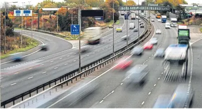  ?? Picture: PA. ?? Learner drivers will be allowed motorway lessons with a qualified instructor.