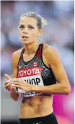  ?? TIM IRELAND/ THE CANADIAN PRESS ?? Canadian runner Melissa Bishop took fourth in the 800-metre event at the Rio Olympics.