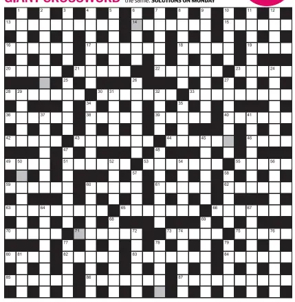 CRYPTIC CLUES THE GIANT CROSSWORD - PressReader